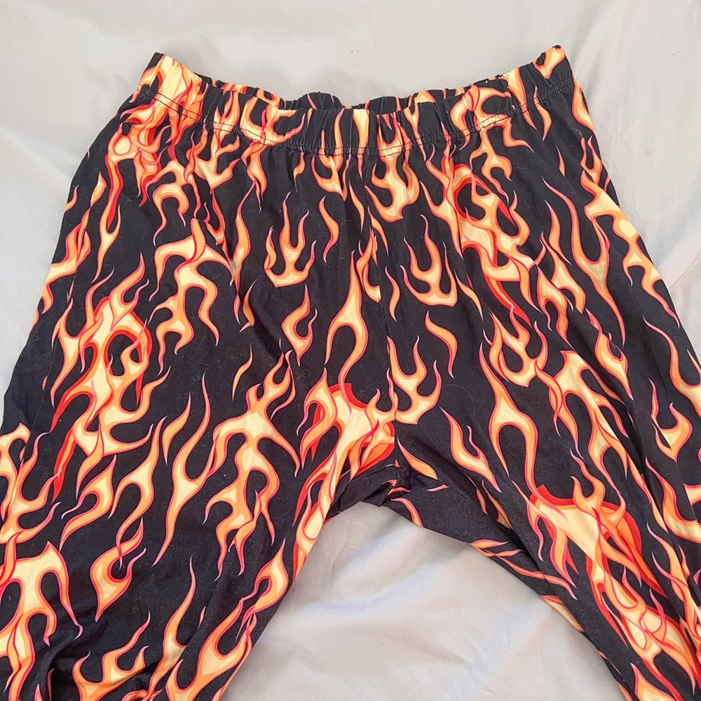 flame flare pants